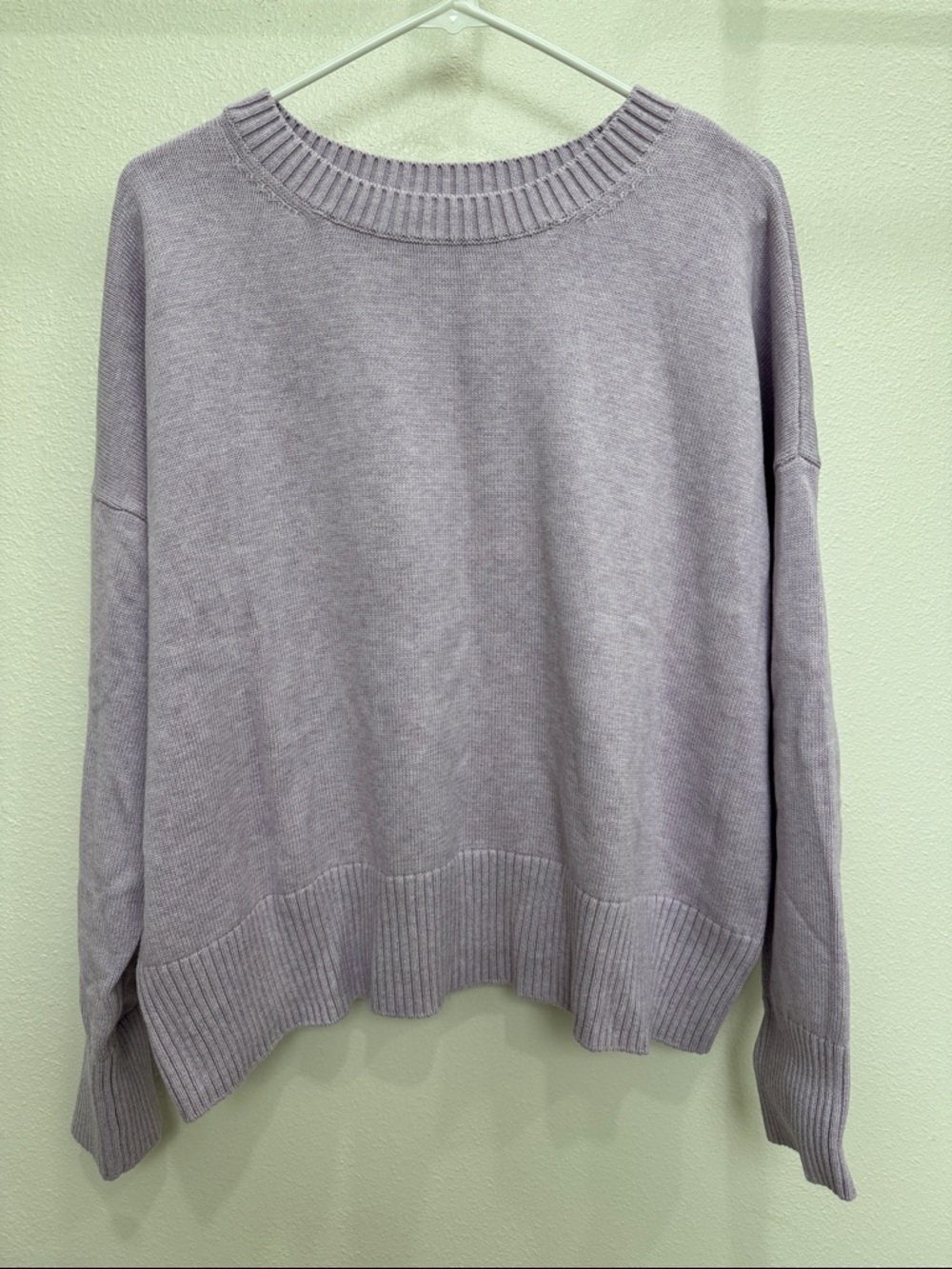 Lavender Crewneck Sweater - Women